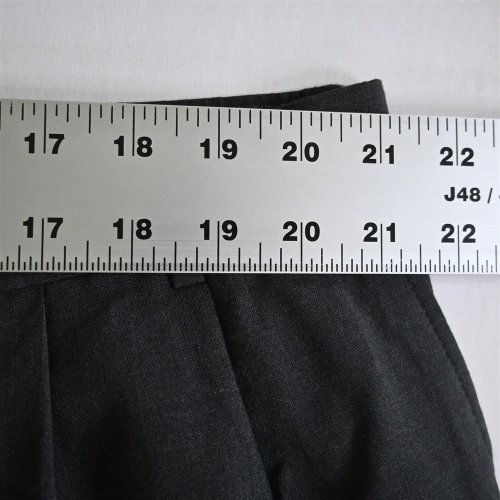 Jos A‎ Bank 40x29 Gray 100% Wool Pleated Cuffed Mens Dress Pants